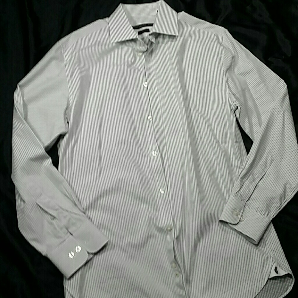John Varvatos Mens Button Down Dress Shirt